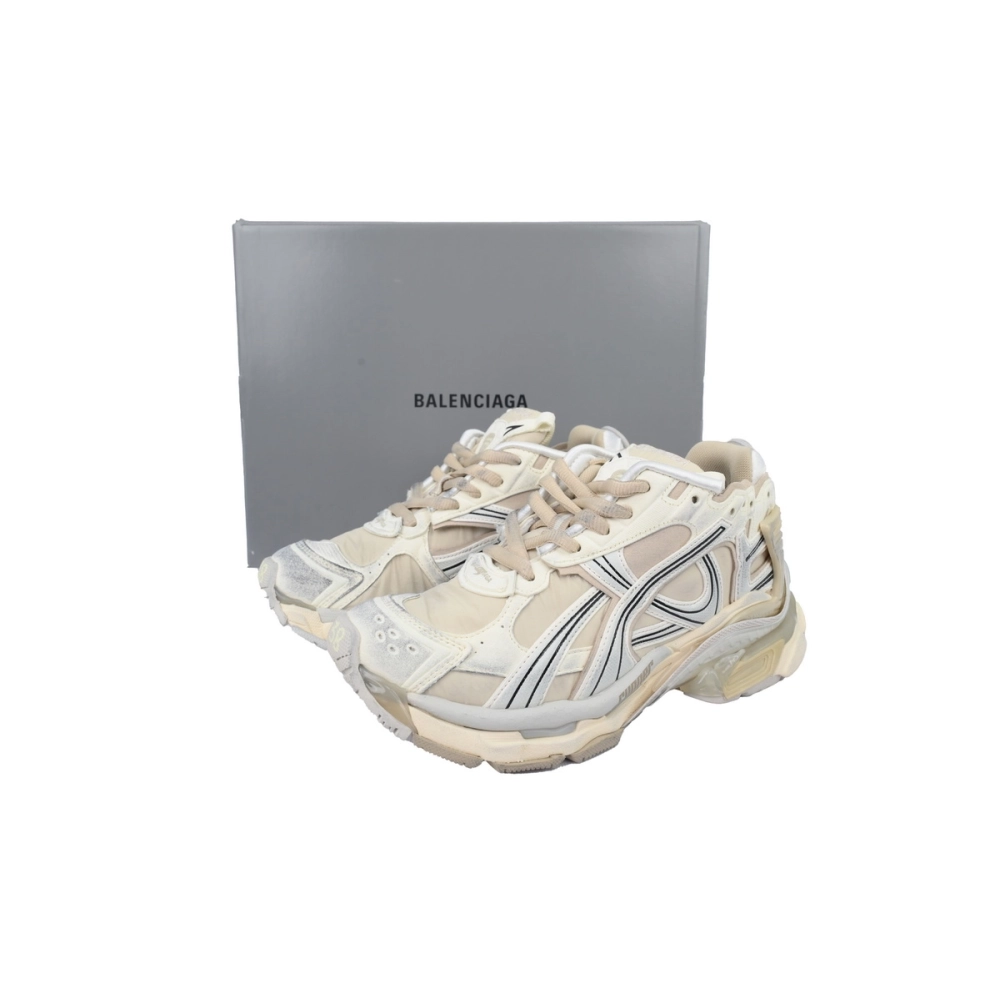 Balenciaga Runner Sneaker Beige Brown 772767 W3RNY 1205