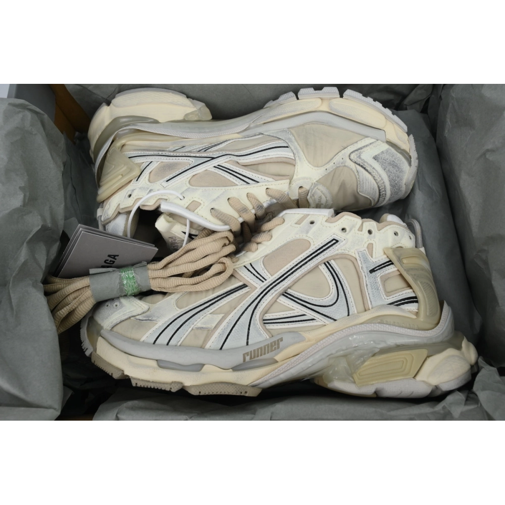 Balenciaga Runner Sneaker Beige Brown 772767 W3RNY 1205