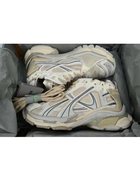 Balenciaga Runner Sneaker Beige Brown 772767 W3RNY 1205