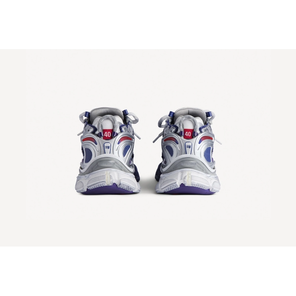 Balenciaga Runner Gradient Sneaker in Navy/Red/Grey 772774WRUNG4610