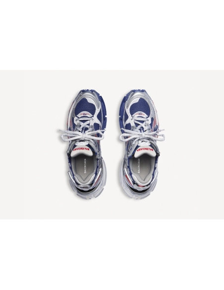 Balenciaga Runner Gradient Sneaker in Navy/Red/Grey 772774WRUNG4610