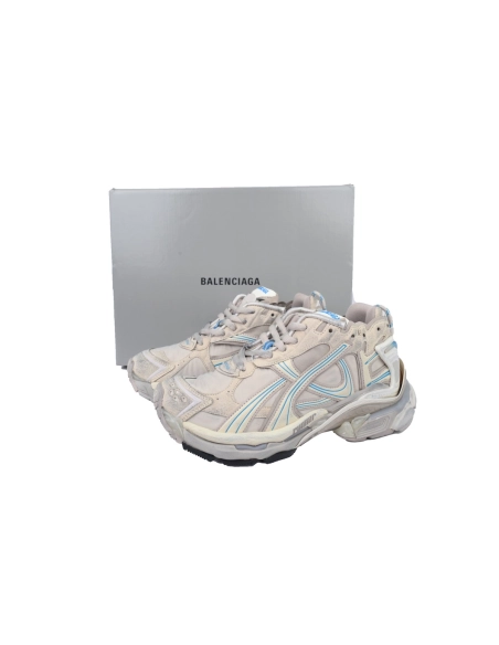 Balenciaga Runner Sneaker Brown Blue 772767 W3RNY 2240