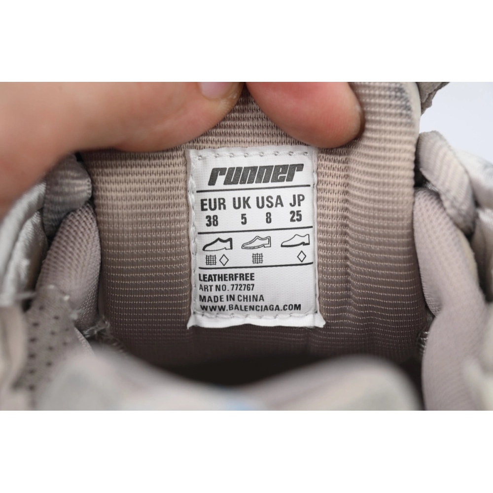 Balenciaga Runner Sneaker Brown Blue 772767 W3RNY 2240