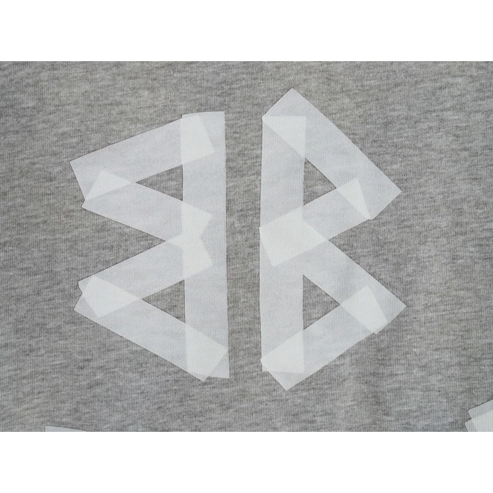 Balenciaga Grey Masking Tape Short-Sleeve T-Shirt,Balenciaga