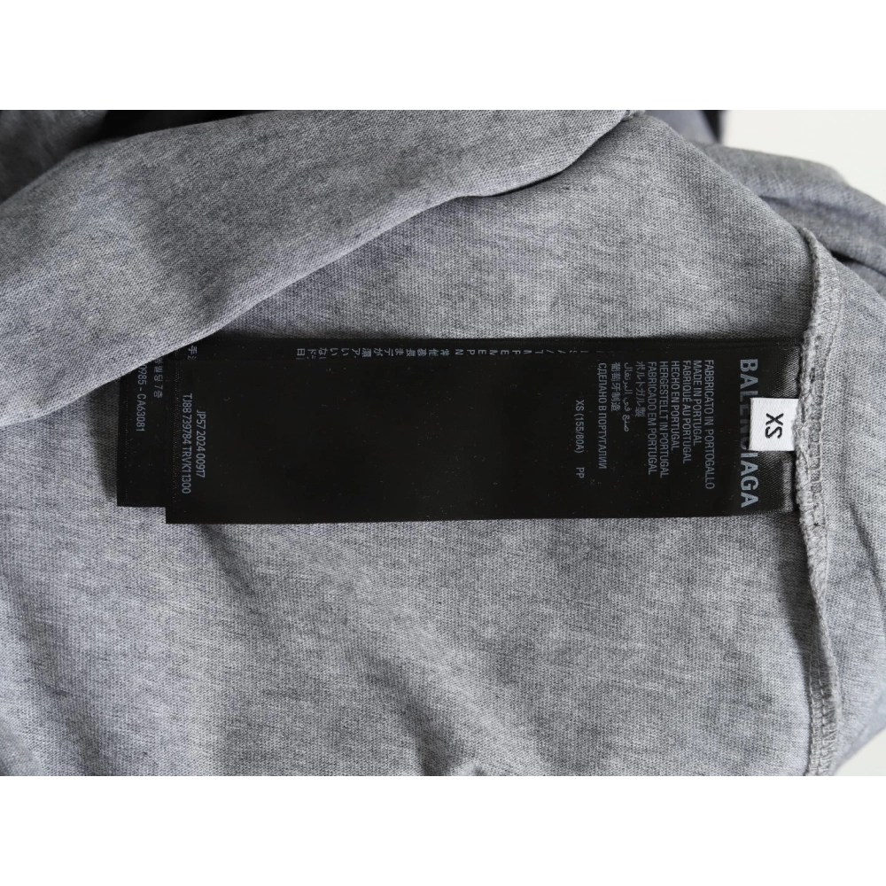 Balenciaga Grey Masking Tape Short-Sleeve T-Shirt,Balenciaga