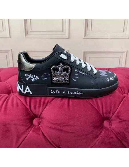 Dolce Gabbana Calfskin Portofino sneakers,Dolce Gabbana Shoes