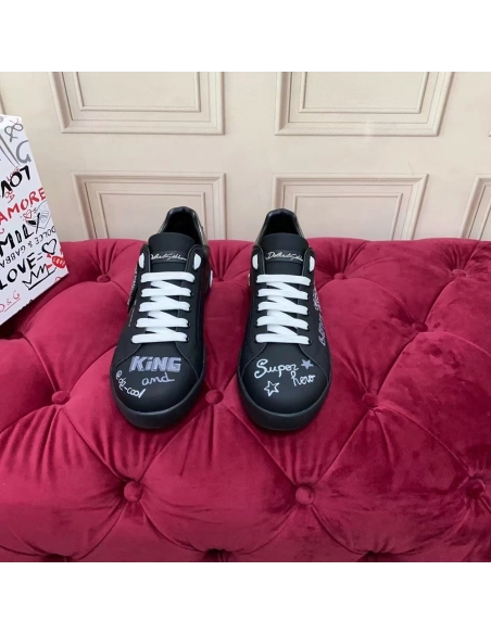 Dolce Gabbana Calfskin Portofino sneakers,Dolce Gabbana Shoes