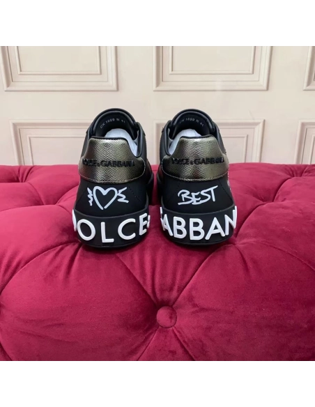 Dolce Gabbana Calfskin Portofino sneakers,Dolce Gabbana Shoes