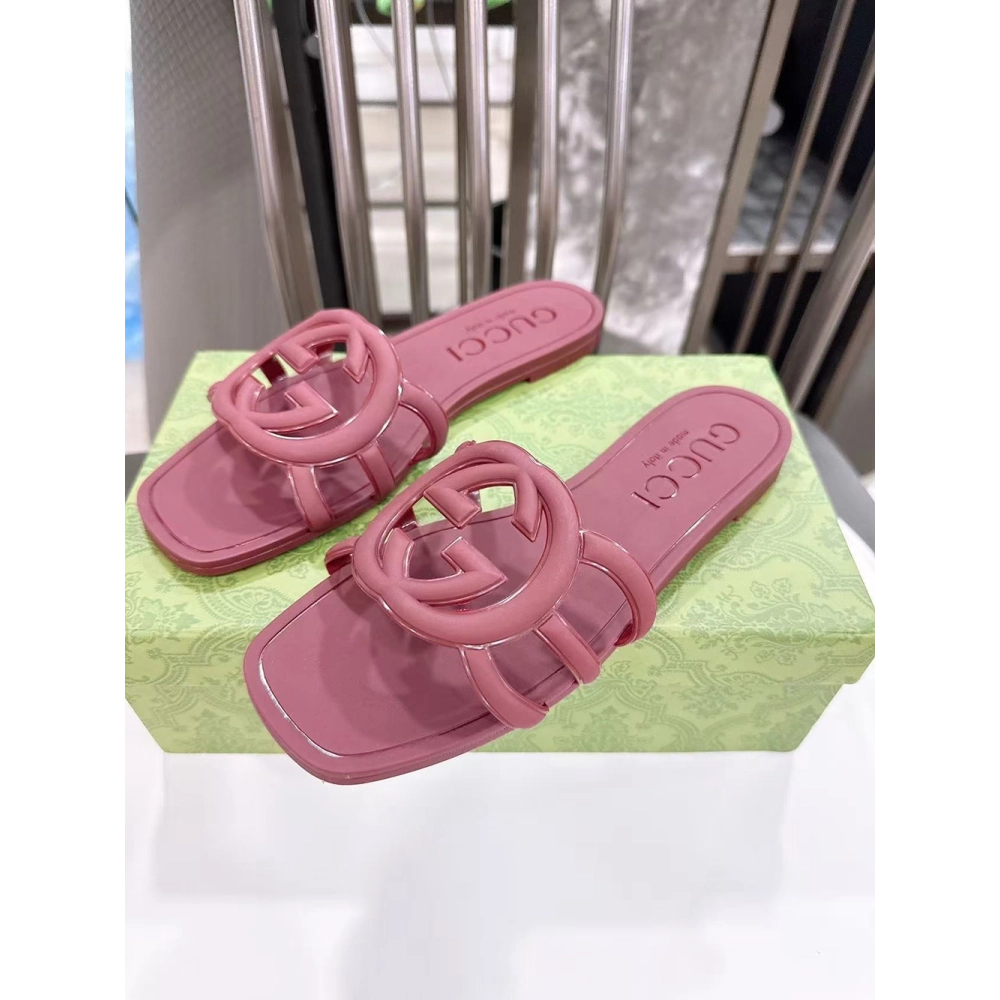 Gucci Interlocking G slide sandal,Gucci Slides