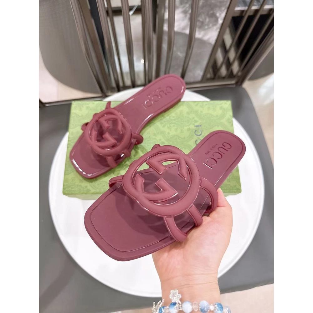 Gucci Interlocking G slide sandal,Gucci Slides