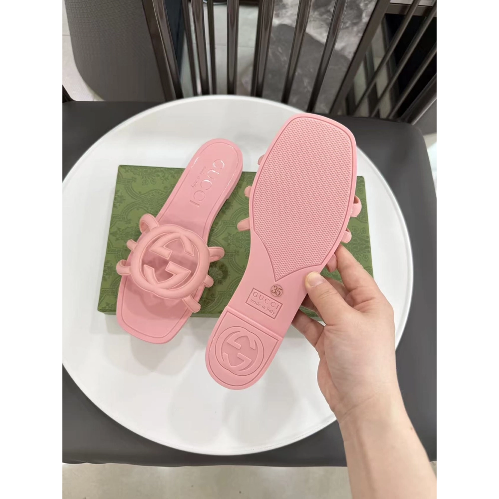 Gucci Interlocking G slide sandal,Gucci Slides