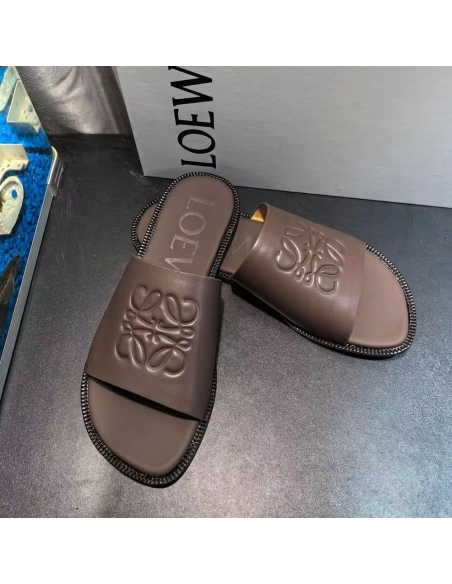 Loewe Flex Anagram slide in soft calfskin,LOEWE SNEAKERS