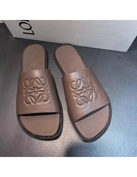 Loewe Flex Anagram slide in soft calfskin,LOEWE SNEAKERS