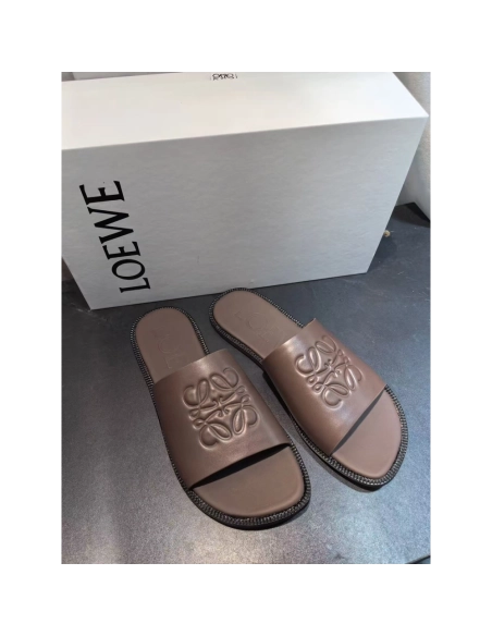 Loewe Flex Anagram slide in soft calfskin,LOEWE SNEAKERS
