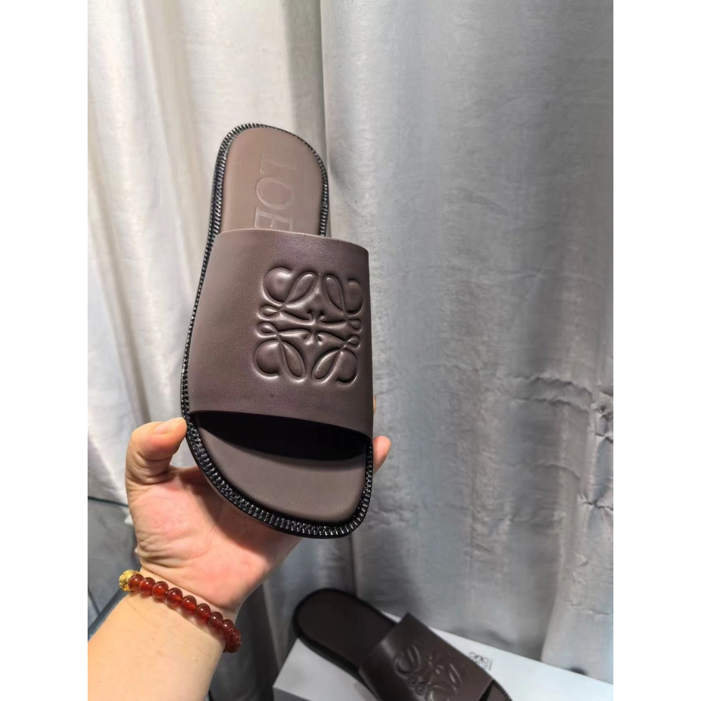 Loewe Flex Anagram slide in soft calfskin,LOEWE SNEAKERS