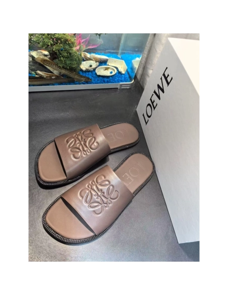 Loewe Flex Anagram slide in soft calfskin,LOEWE SNEAKERS