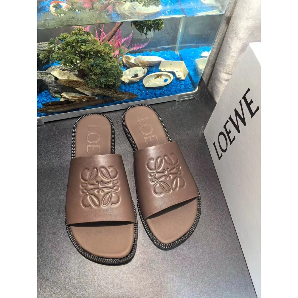 Loewe Flex Anagram slide in soft calfskin,LOEWE SNEAKERS