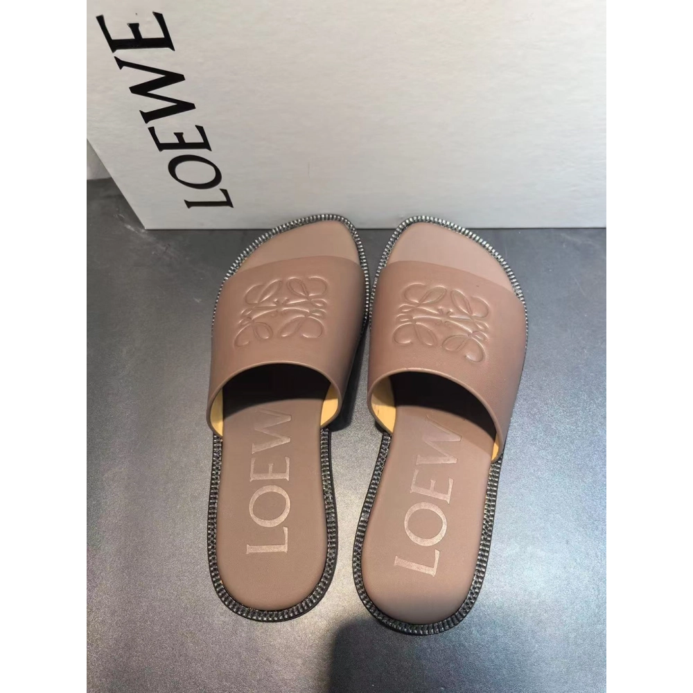 Loewe Flex Anagram slide in soft calfskin,LOEWE SNEAKERS