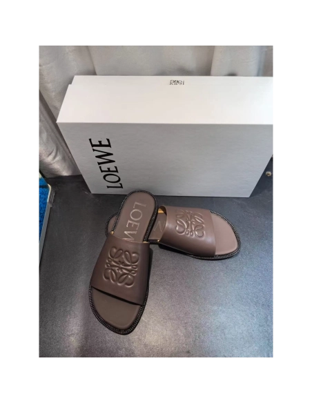 Loewe Flex Anagram slide in soft calfskin,LOEWE SNEAKERS