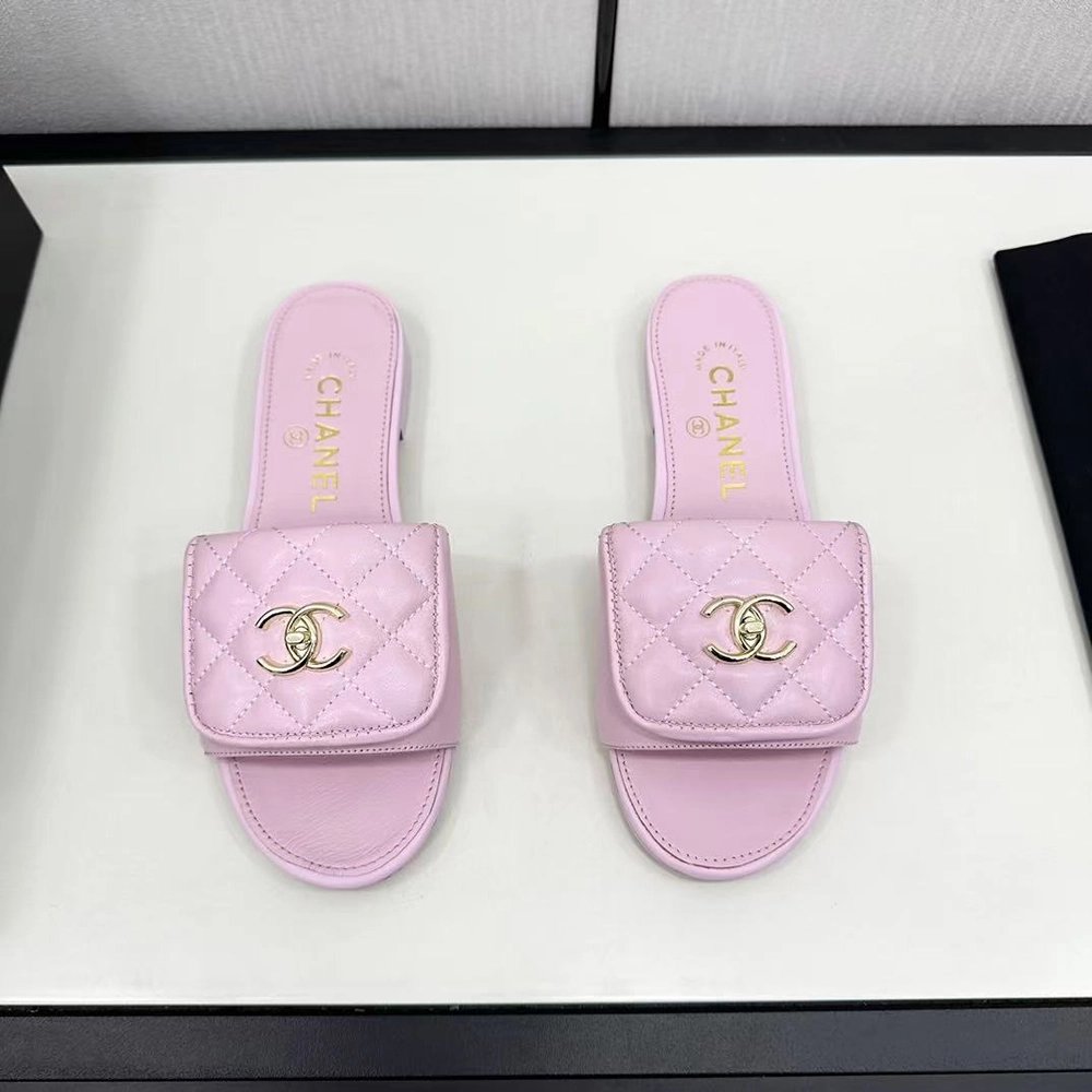Chanel CC Turn Lock Sandals,CHANEL SNEAKERS