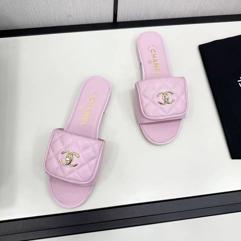 Chanel CC Turn Lock Sandals,CHANEL SNEAKERS