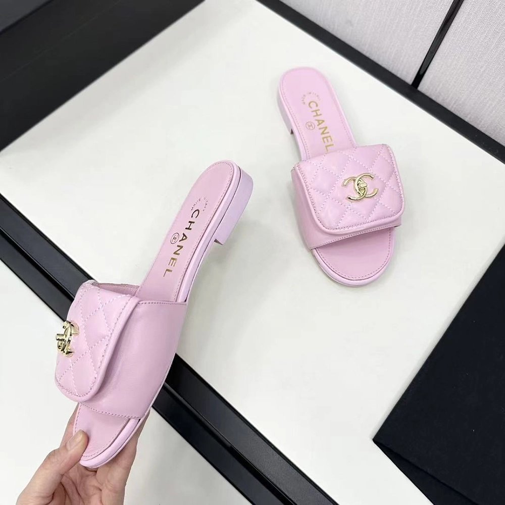 Chanel CC Turn Lock Sandals,CHANEL SNEAKERS