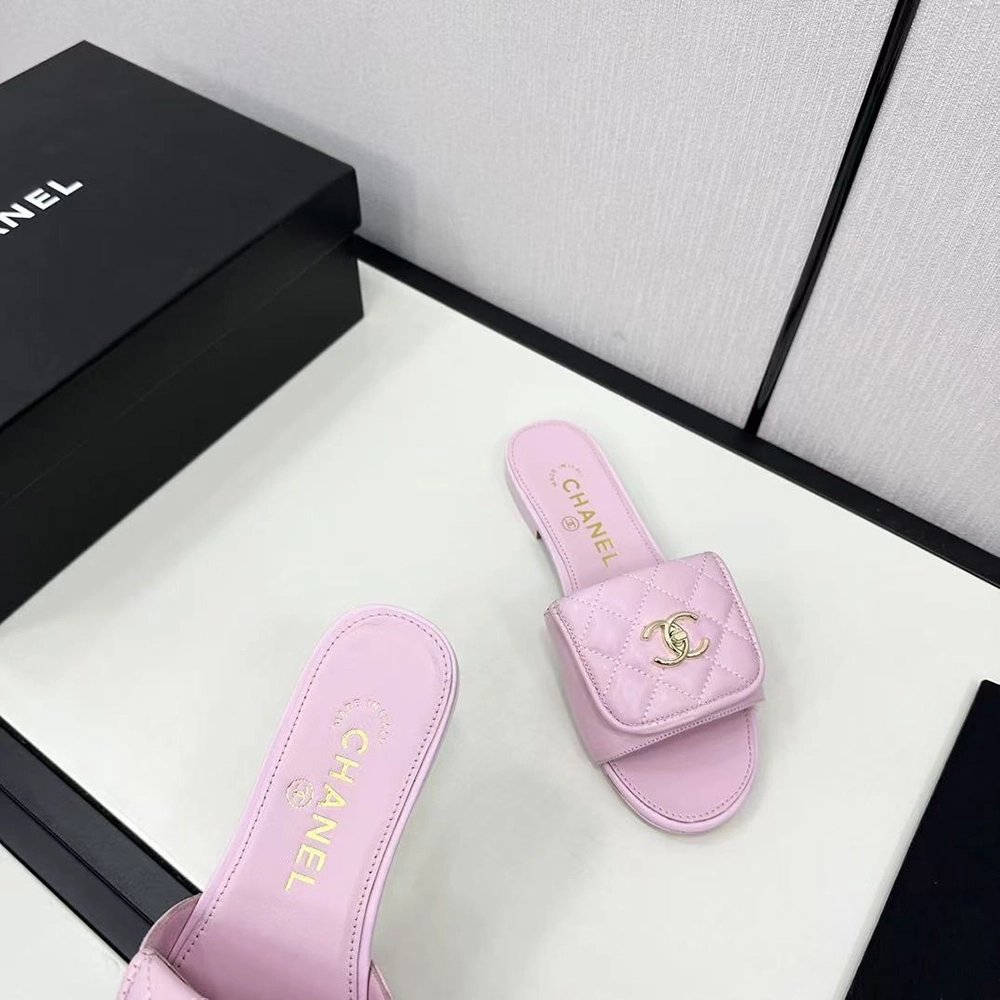 Chanel CC Turn Lock Sandals,CHANEL SNEAKERS