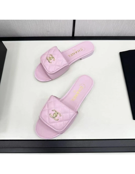 Chanel CC Turn Lock Sandals,CHANEL SNEAKERS