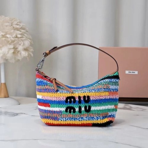 Miu Miu Crochet pouch Bags 5NE841 14X18.5X10cm,Miu Miu Bags
