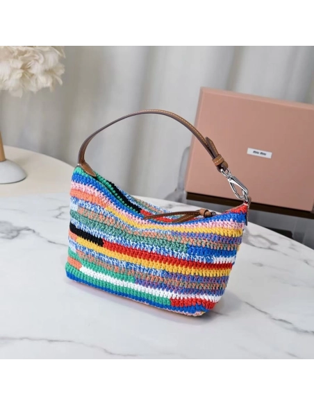 Miu Miu Crochet pouch Bags 5NE841 14X18.5X10cm,Miu Miu Bags