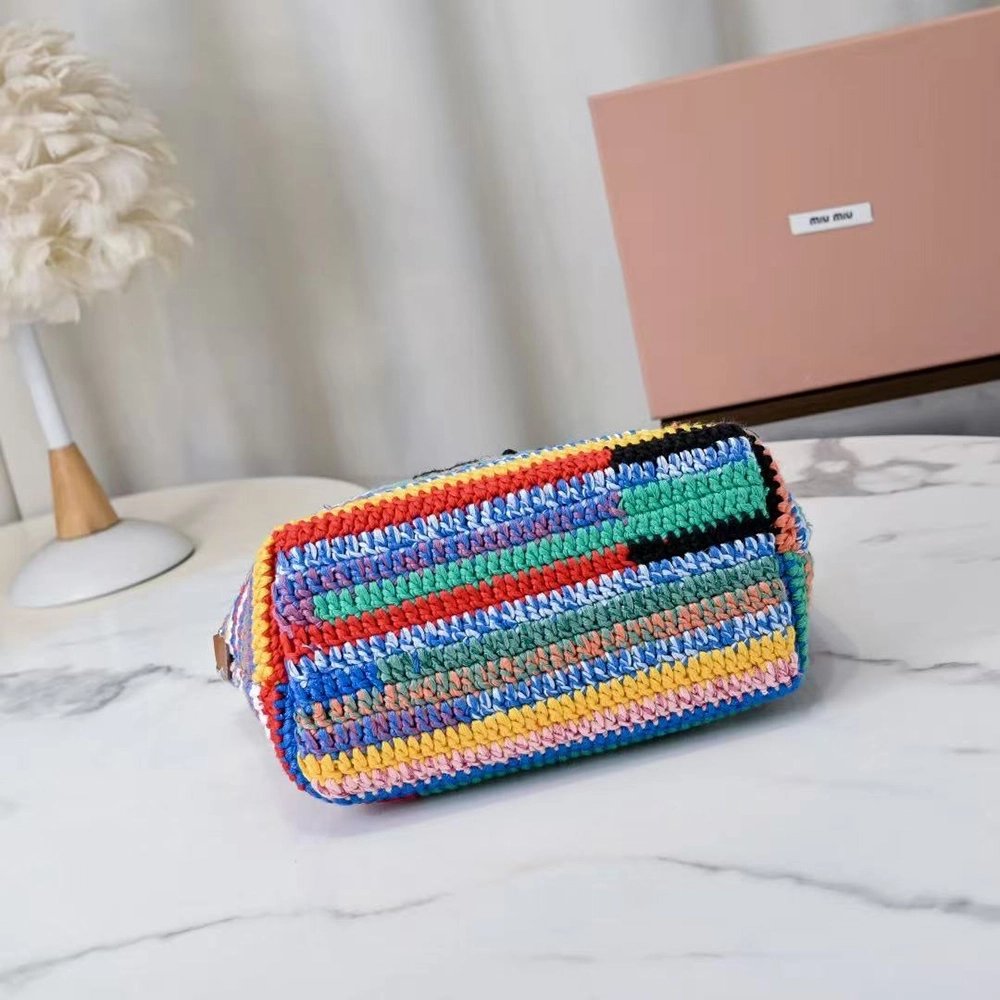 Miu Miu Crochet pouch Bags 5NE841 14X18.5X10cm,Miu Miu Bags