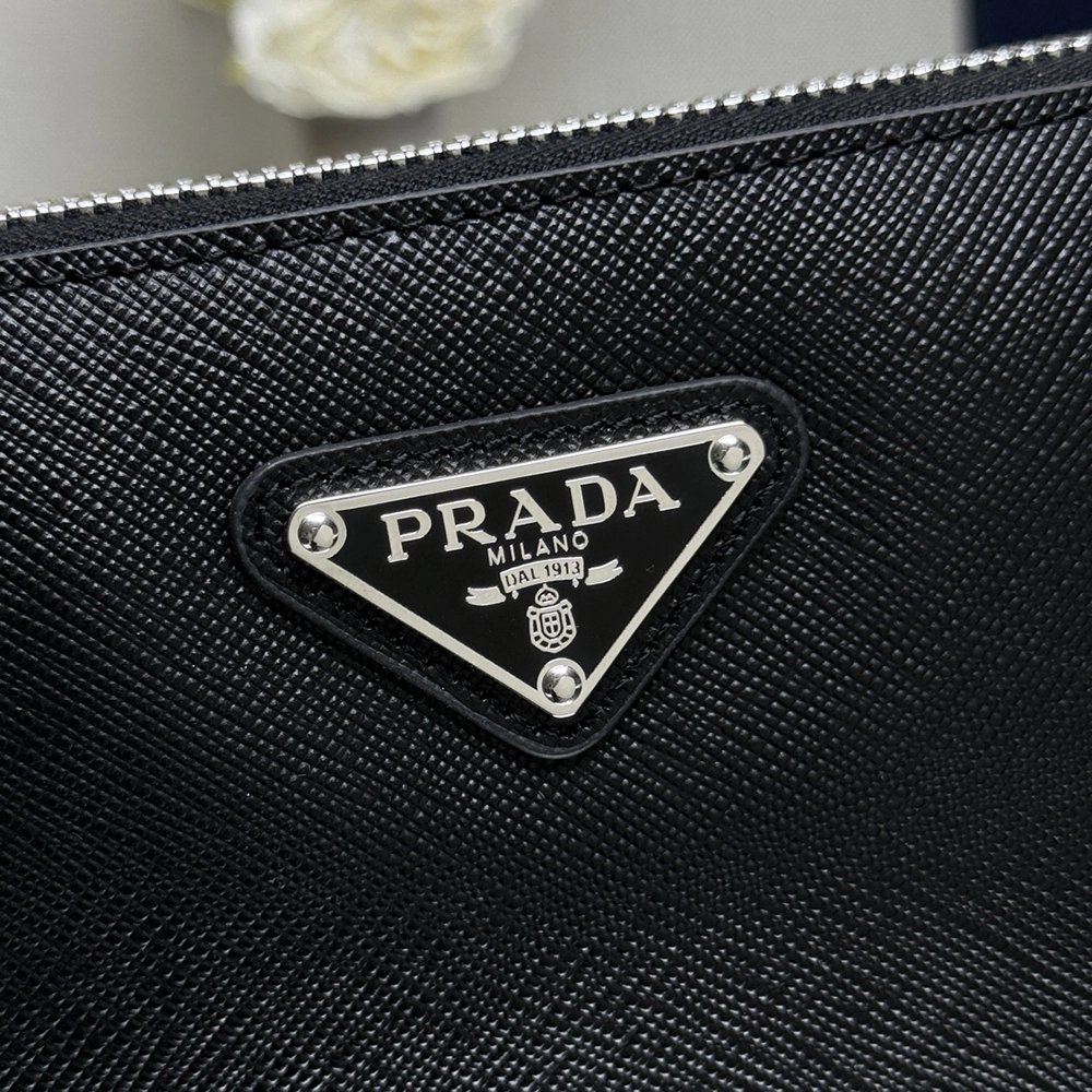 Prada Saffiano Leather Clutch Bags 2NH024 24X17cm,Prada Bags