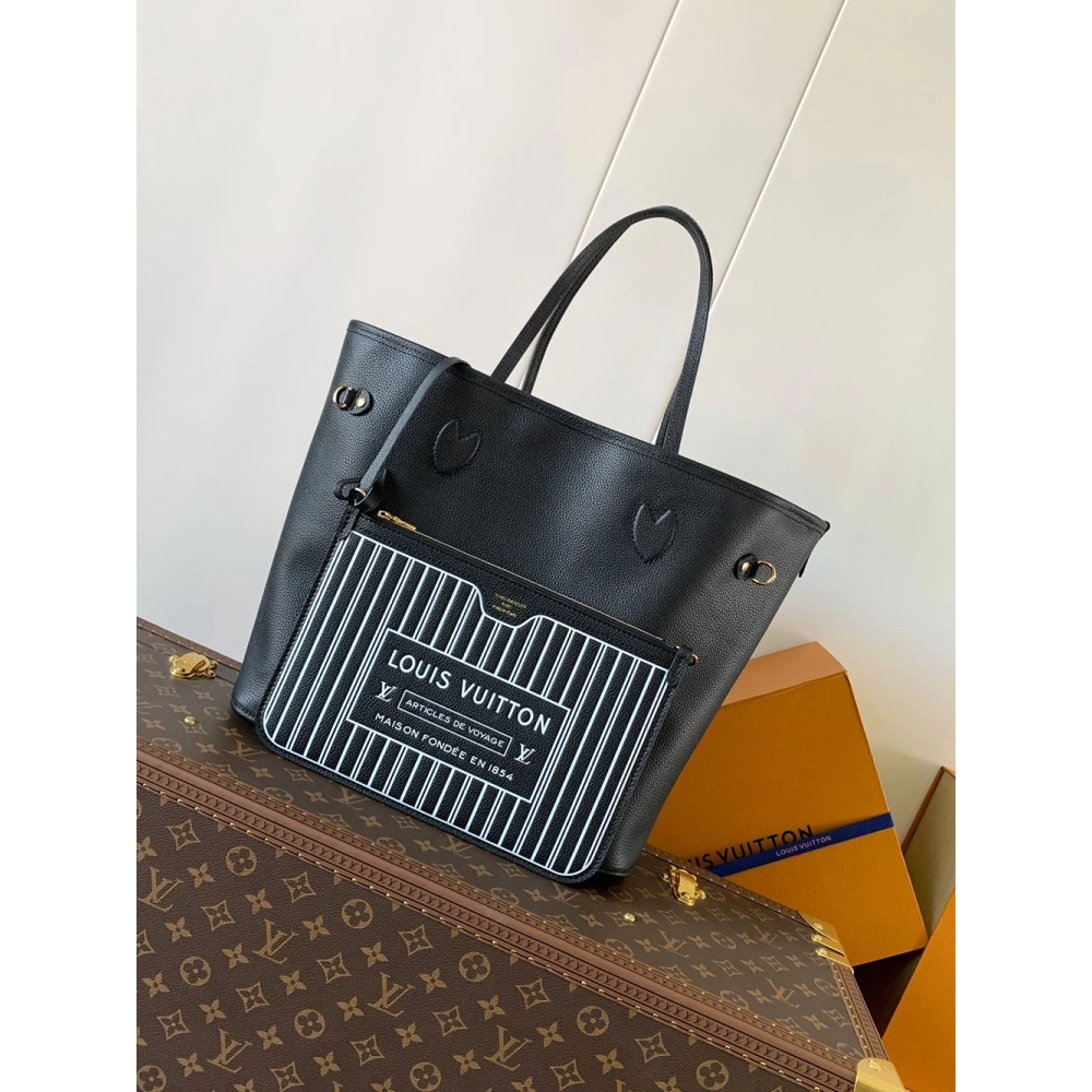 Louis Vuitton Neverfull Inside Out MM Bags M28351 28X14X31cm,Louis Vuitton Bags