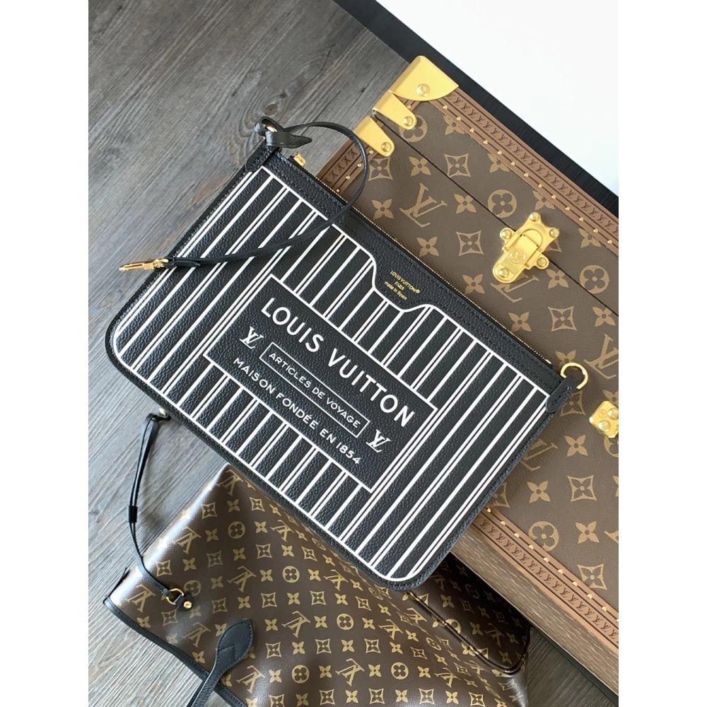 Louis Vuitton Neverfull Inside Out MM Bags M28351 28X14X31cm,Louis Vuitton Bags