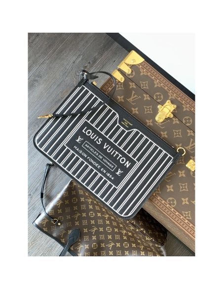 Louis Vuitton Neverfull Inside Out MM Bags M28351 28X14X31cm,Louis Vuitton Bags