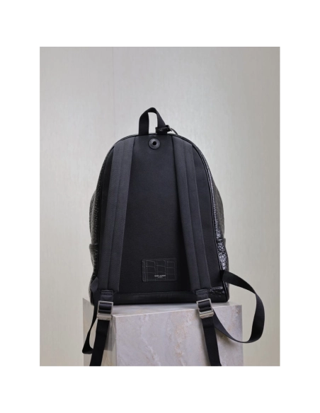 Saint Laurent City Crocidile-Effect Backpacks 534967 38X30X17cm,Y.S.AINT Bags
