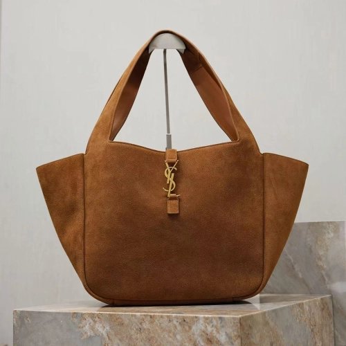 Saint Laurent LE 5 ¨¤ 7 BEA Suede Handbag 763435 50X28X18cm,Y.S.AINT Bags