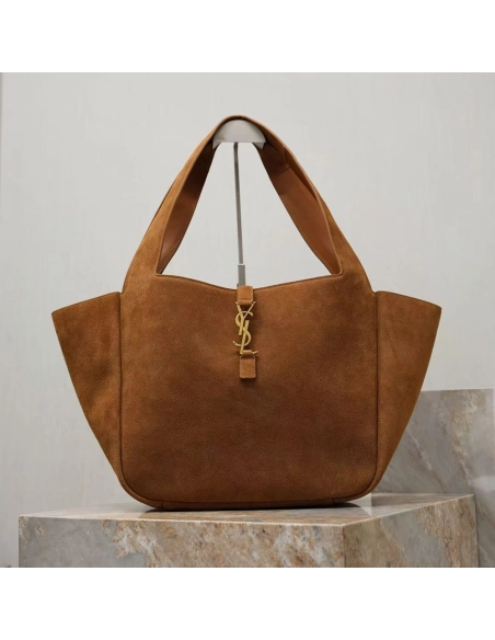 Saint Laurent LE 5 ¨¤ 7 BEA Suede Handbag 763435 50X28X18cm,Y.S.AINT Bags