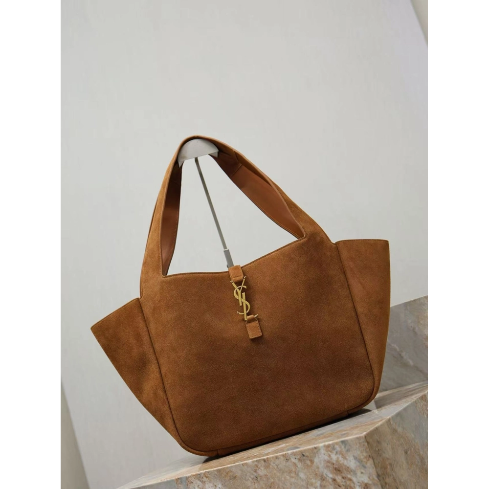 Saint Laurent LE 5 ¨¤ 7 BEA Suede Handbag 763435 50X28X18cm,Y.S.AINT Bags