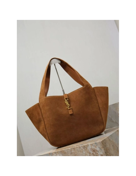 Saint Laurent LE 5 ¨¤ 7 BEA Suede Handbag 763435 50X28X18cm,Y.S.AINT Bags