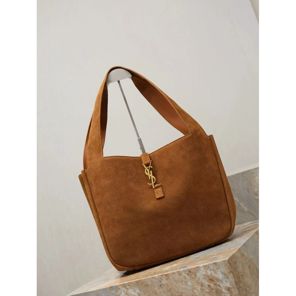 Saint Laurent LE 5 ¨¤ 7 BEA Suede Handbag 763435 50X28X18cm,Y.S.AINT Bags