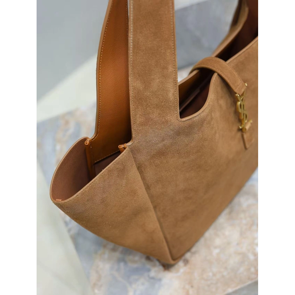 Saint Laurent LE 5 ¨¤ 7 BEA Suede Handbag 763435 50X28X18cm,Y.S.AINT Bags