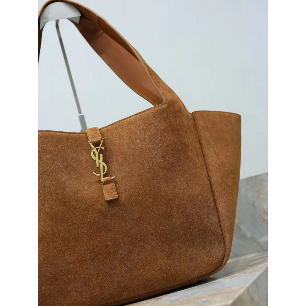 Saint Laurent LE 5 ¨¤ 7 BEA Suede Handbag 763435 50X28X18cm,Y.S.AINT Bags