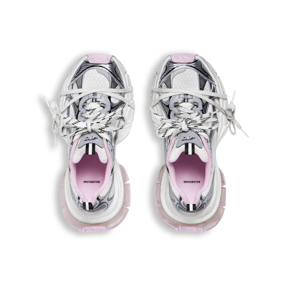 Balenciaga 3xl Gel Clearsole Sneaker "White/pink/black",BALENCIAGA 3XL SNEAKER