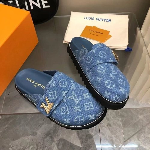 Louis Vuitton Cosy Comfort Mule Shoes 1AGVOL,Louis Vuitton Slides