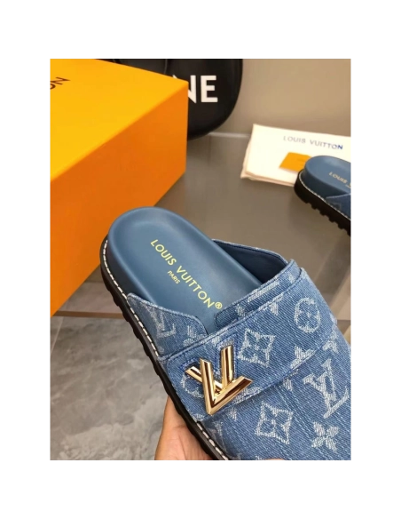 Louis Vuitton Cosy Comfort Mule Shoes 1AGVOL,Louis Vuitton Slides