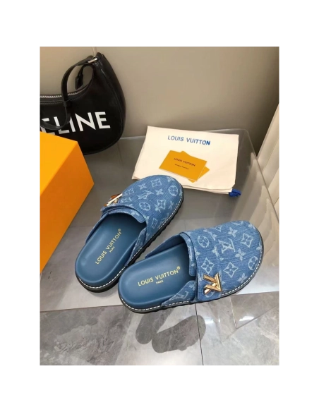 Louis Vuitton Cosy Comfort Mule Shoes 1AGVOL,Louis Vuitton Slides
