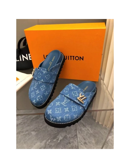Louis Vuitton Cosy Comfort Mule Shoes 1AGVOL,Louis Vuitton Slides