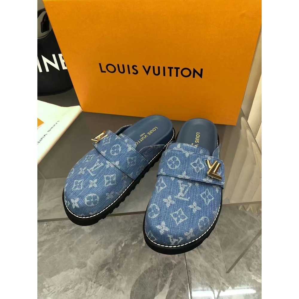 Louis Vuitton Cosy Comfort Mule Shoes 1AGVOL,Louis Vuitton Slides