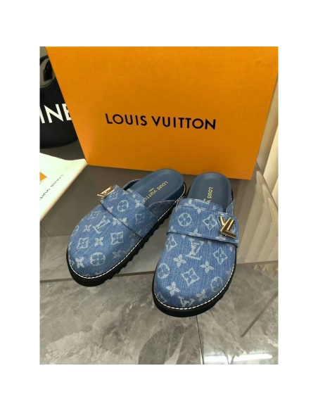 Louis Vuitton Cosy Comfort Mule Shoes 1AGVOL,Louis Vuitton Slides